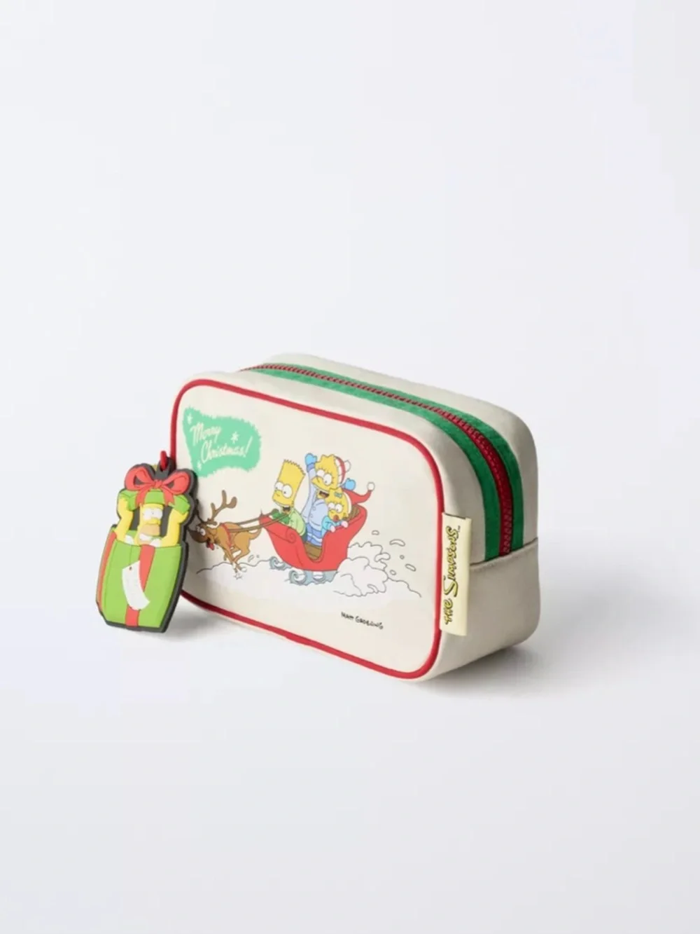 THE SIMPSONS ™ MATT GROENING SHOPPER BAG w/TOILETRY BAG SET